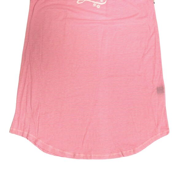 NEW Lauren Ralph Lauren Pink Striped Sleep Shirt Nightgown Womens XS - Picture 5 of 8
